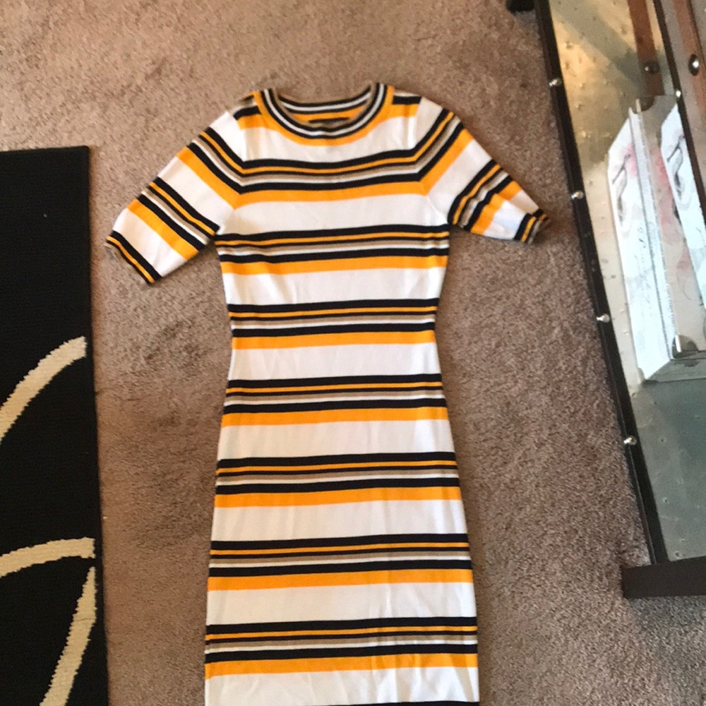 Stripped Ashley Stewert dress